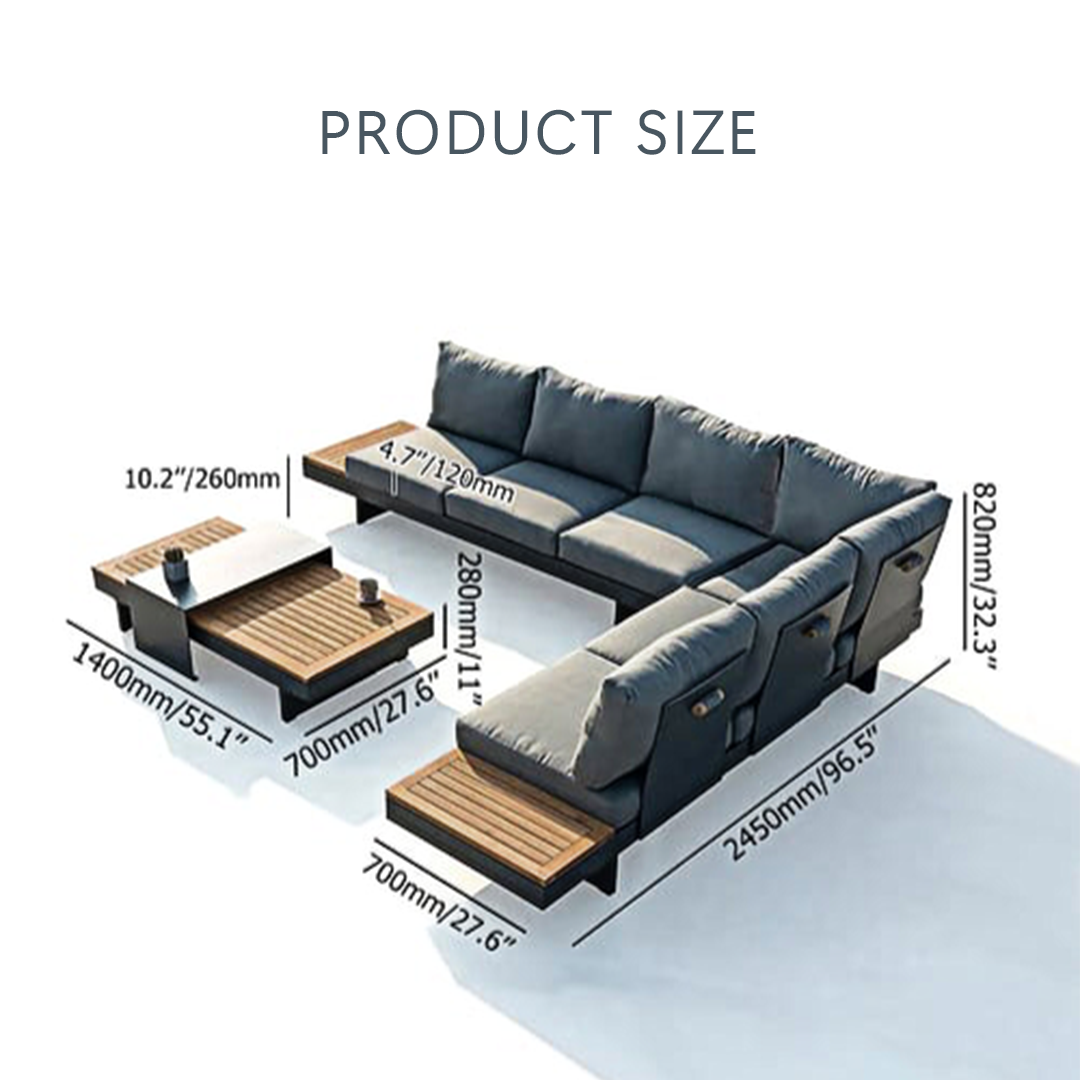 Katerina Outdoor Corner Sofa Set